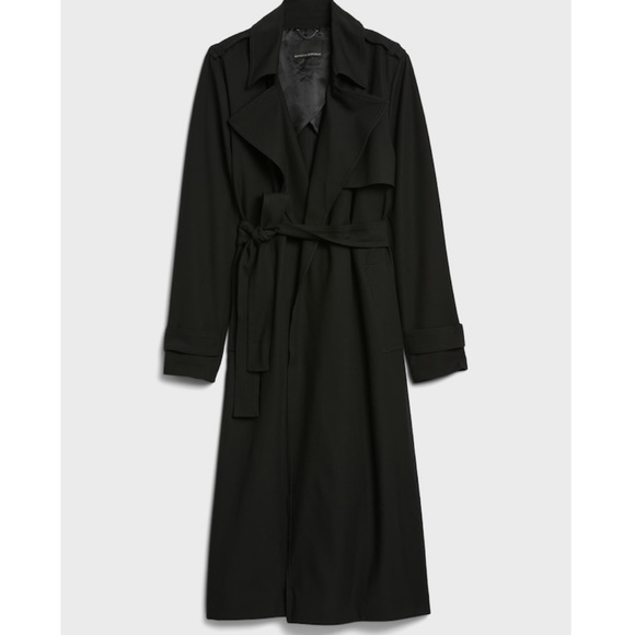 NWOT Banana Republic Soft Trench Coat - Picture 5 of 11